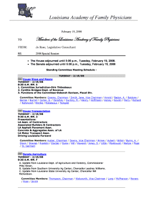 Louisiana Academy of Family Physicians Lafp  Form