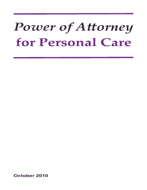 Printable Power of Attorney Forms Ontario