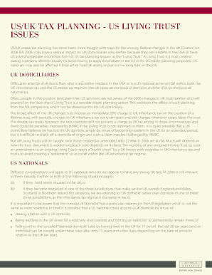 US UK TAX PLANNING Qxp  Form