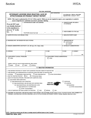  Form Fda 1932a 2007