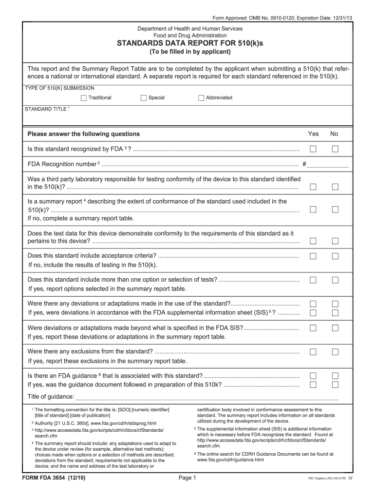 Get and Sign 3654 Form 2010