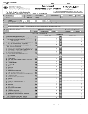 Account Information Form