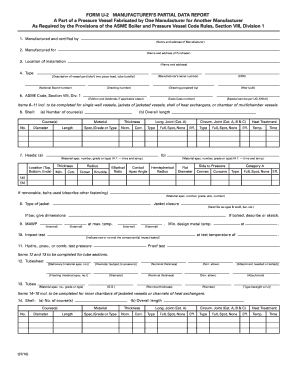 Partial Data Report  Form