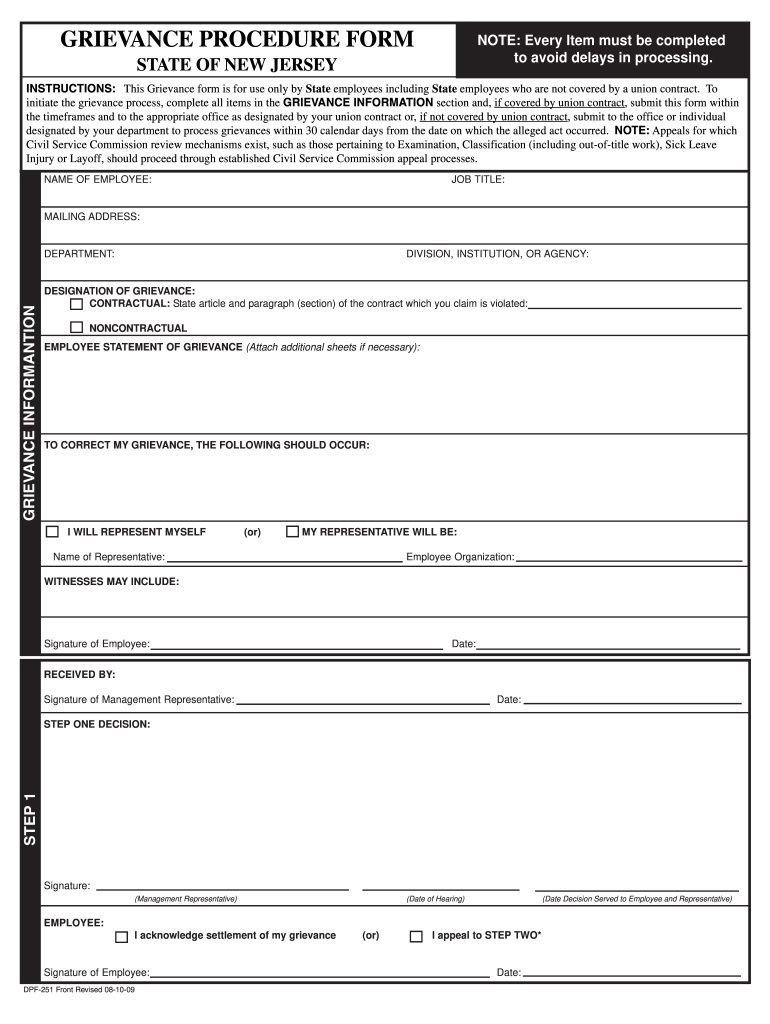  Sample of Grievance Procedure for Home Care Agency 2009-2024