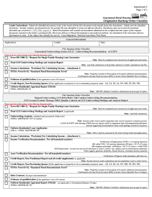 Rural Housing Form Rd an 4575