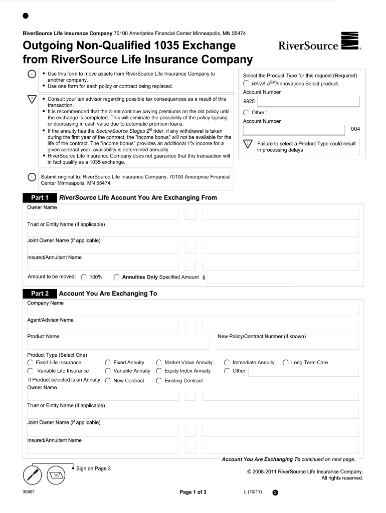  Ameriprise Form 30481 2011-2024