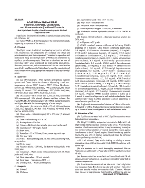 Aoac 99601 Form