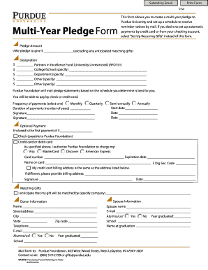 Pledge Form