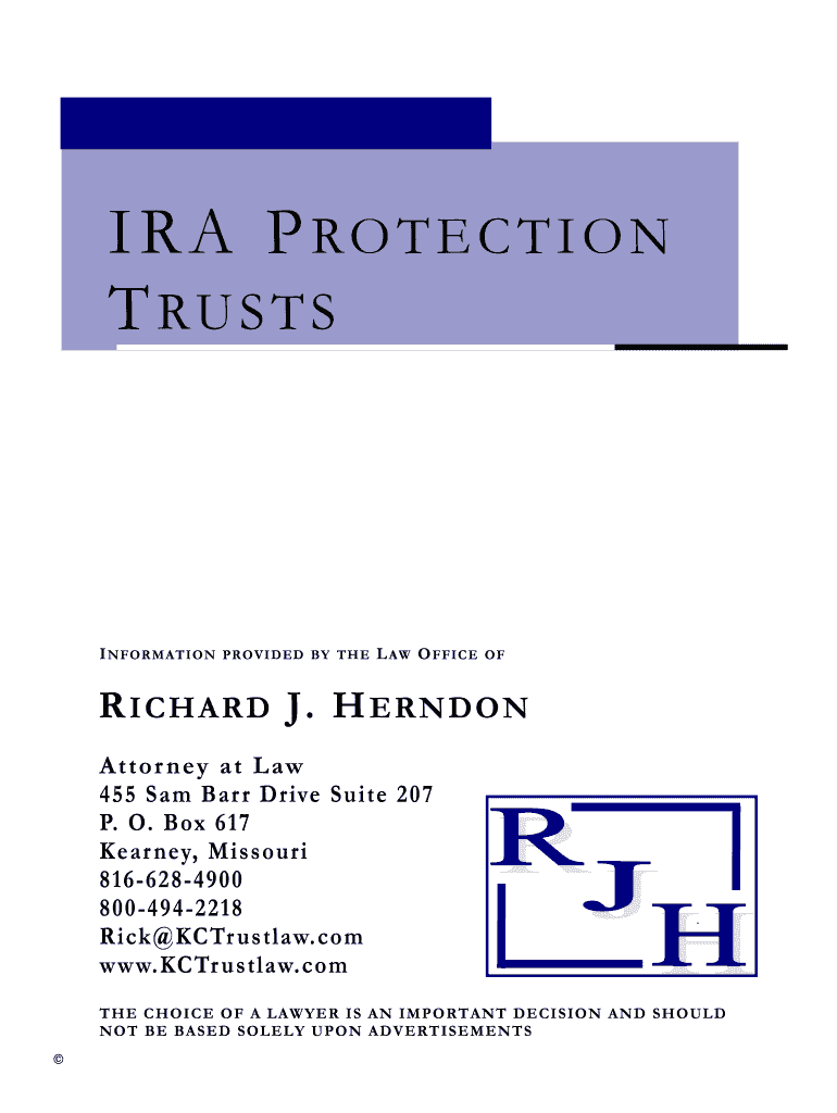 Ira Accumulation Trust Sample Language Secure Act  Form