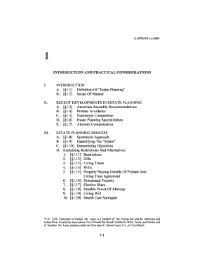 1 1 INTRODUCTION and PRACTICAL CONSIDERATIONS I INTRODUCTION a  Form