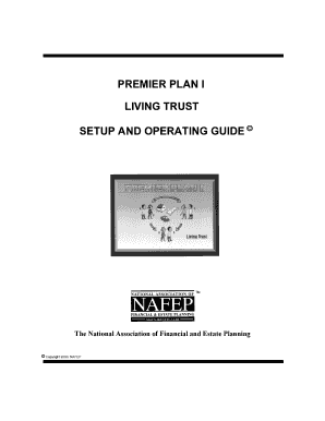 Premier I Living Trust PDF Bentron  Form