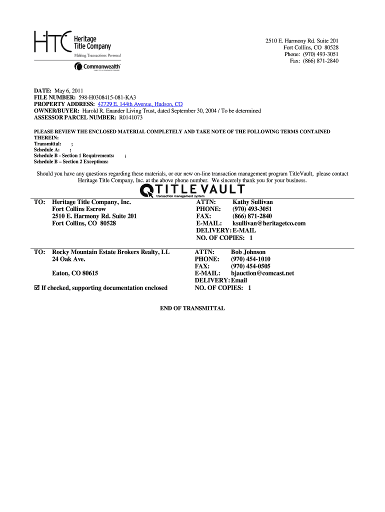 Impact Document Auction Services  Form