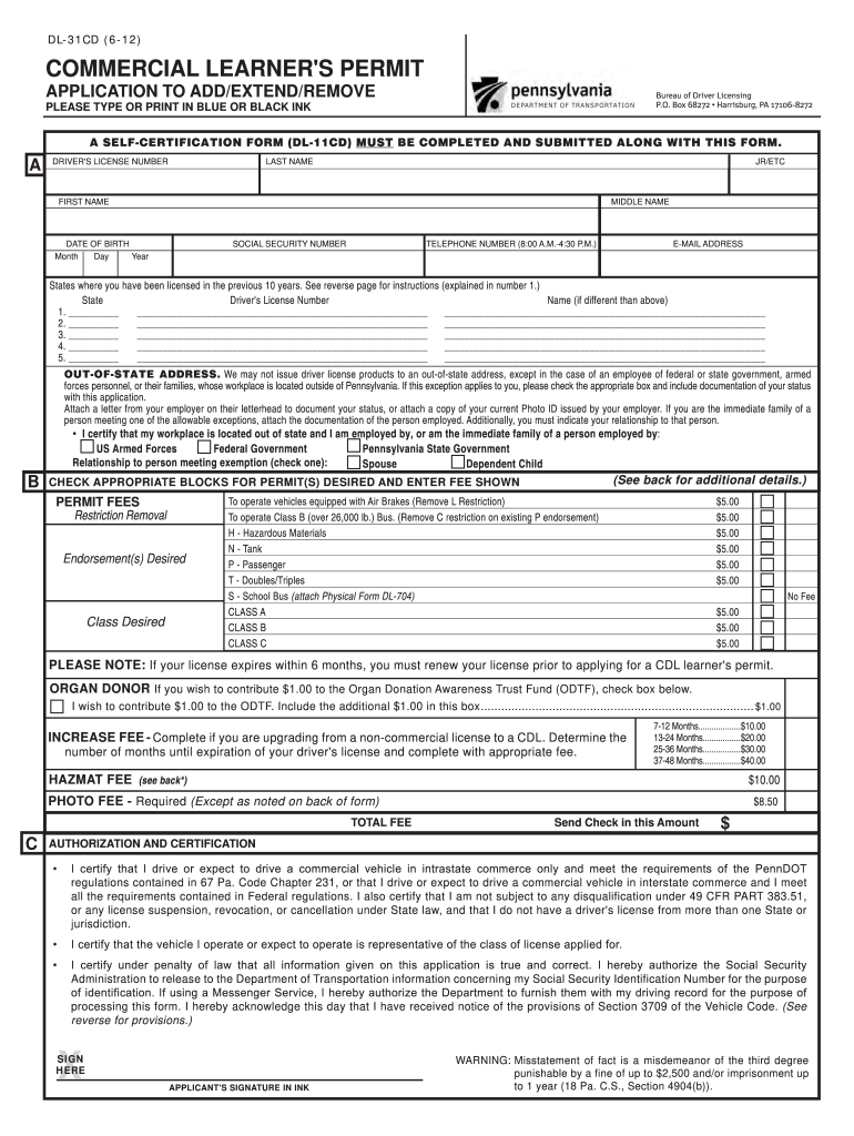 Dl 704 Form