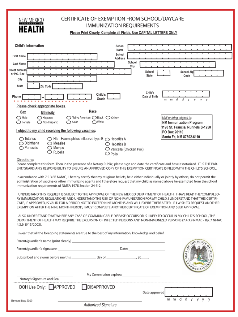 New Mexico Social Forms