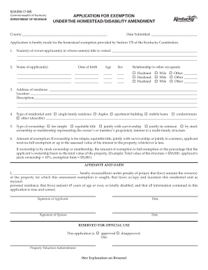 Ky Dept of Revenue Form 62a350