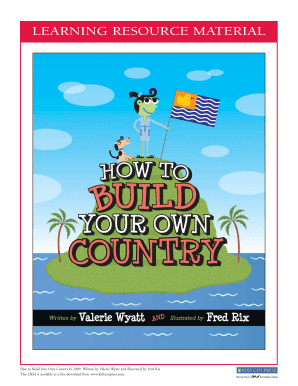 How to Build Your Own Country Download  Form