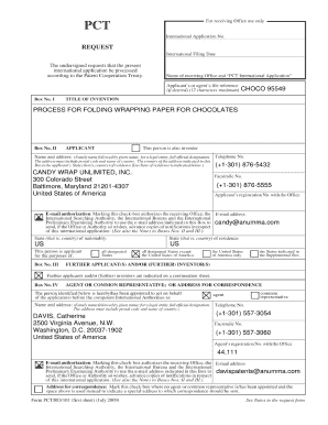 Pct Request Form