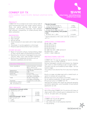 Conrep 331 Tx  Form