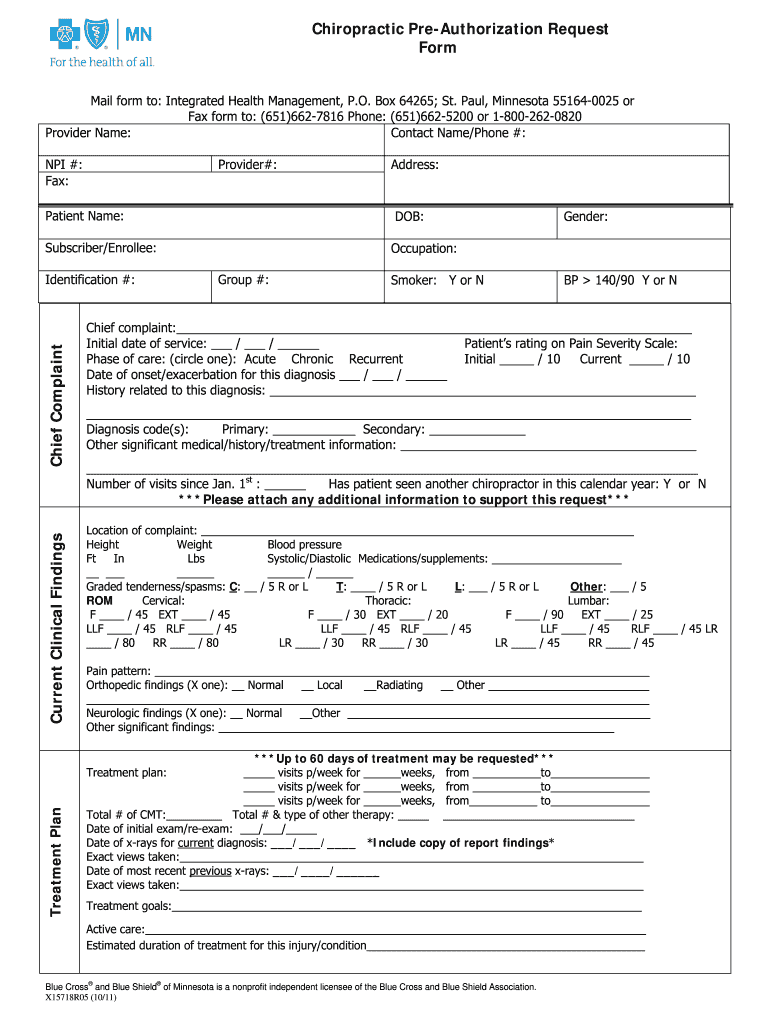  Chiropractic Charge Sheet Template 2011-2024