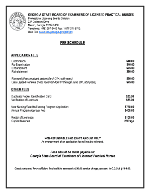 Lpn License  Form