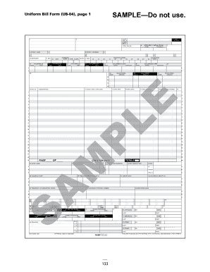 Uniform Bill Format