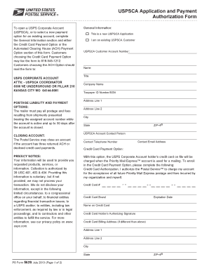 Application Payment Authorization  Form