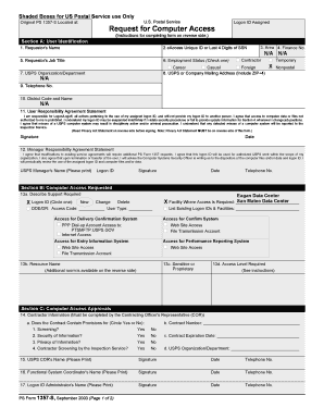 Usps Form 1357s