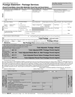 Ps Form 3600 Fcm1