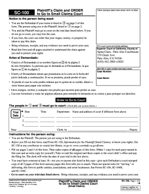  Sc 100 Form Example 2021-2024