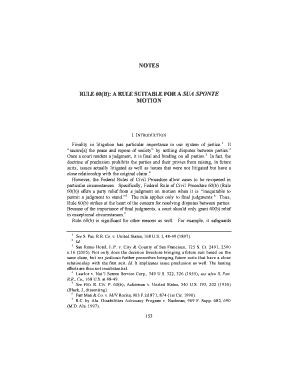 Rule 60 B Motion Example Ohio  Form