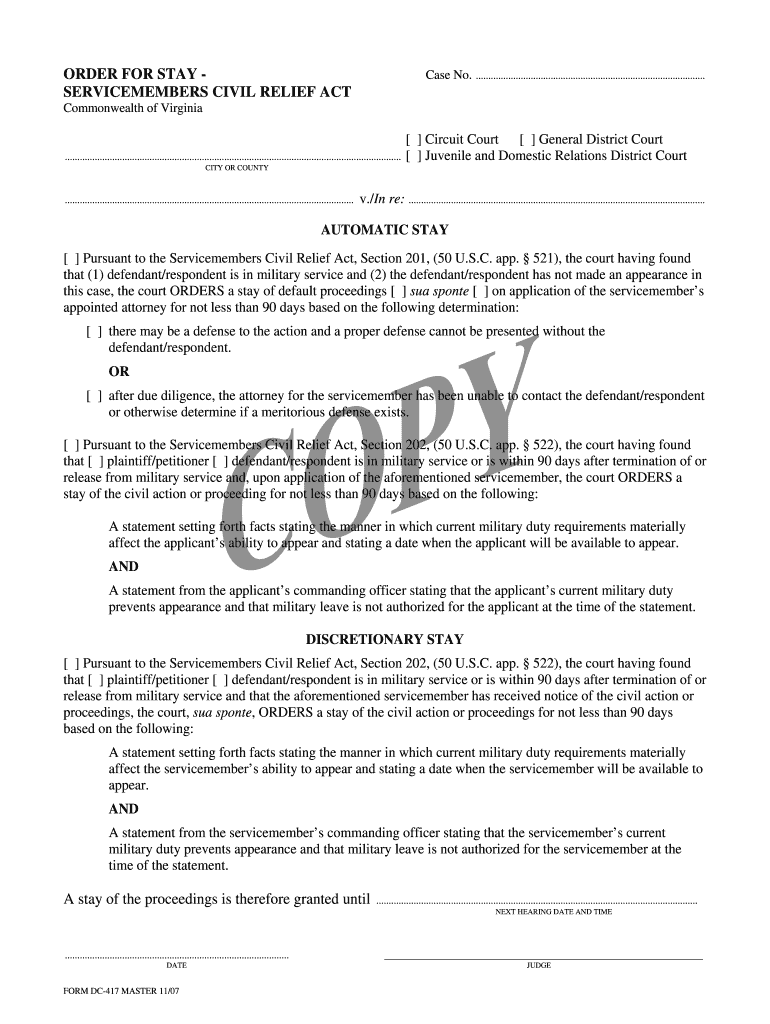 Scra Fillable  Form