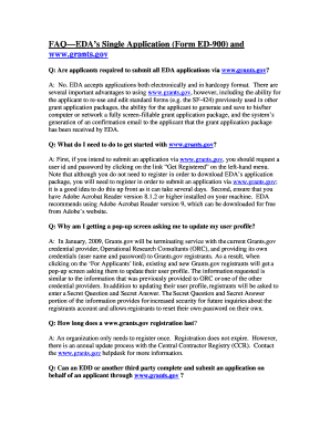 Ed 900 Form