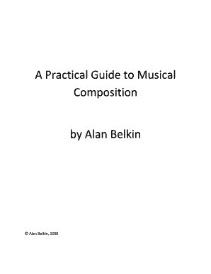 Music Theory and Composition a Practical Approach PDF  Form