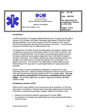 Nys Pcr  Form