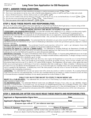 Bhsf Form 1 Ltc Ssi