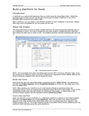 Excel Data Entry Form Vba PDF