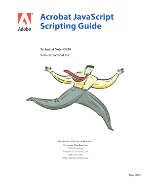 Acrobat Javascript Scripting Guide  Form