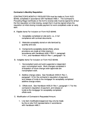 Hud Form 92448 Fillable Form