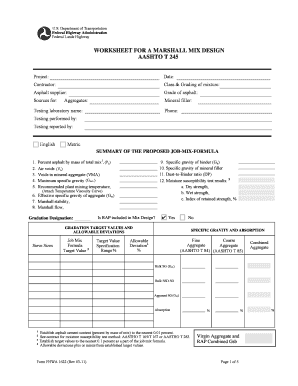 Aashto T245 PDF  Form