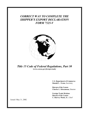 7525 V Instructions  Form