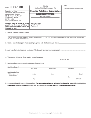  Llc530 Form 2012