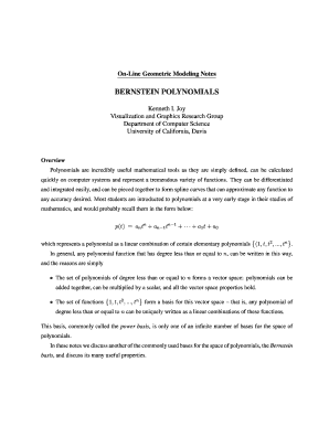 Bernstein Polynomials by Kenneth Ijoy PDF Form