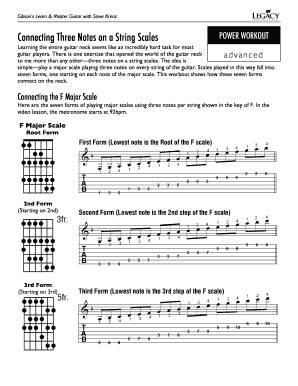 Guitar Fretboard Notes PDF  Form