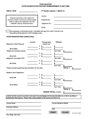 California Voter Registration Form PDF