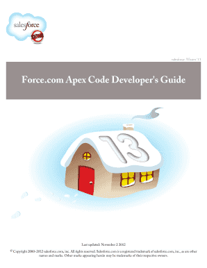 Salesforce Developer Guide  Form