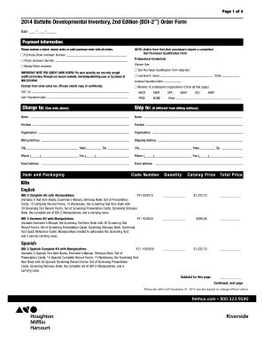 Battelle Developmental Inventory Download  Form