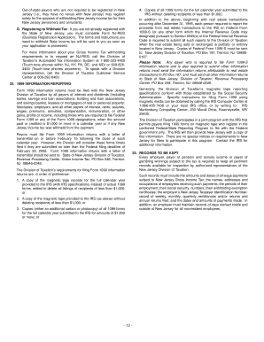 Nj 1099 Form Download