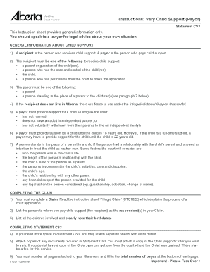 Get and Sign Child Support Agreement Alberta 2008-2022 Form
