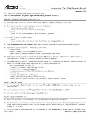  Child Support Agreement Alberta 2008-2024