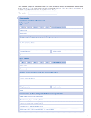 Encashment Form